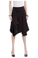 Rayon Silk Twill Skirt