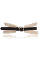 Contrast Leather Belt