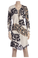Chain Link Button Dress Chain Link Button Dress