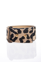 Leopard Cow Hair Belt