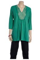 Cotton Chiffon Ari Kurta Tunic