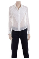 Sheer Panels Shirt