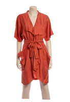 Silk Twill Drape Dress Silk Twill Drape Dress