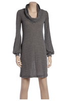 Merino Wool Cowl Neck Dress