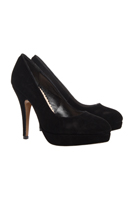 Eddy Black Suede Platform